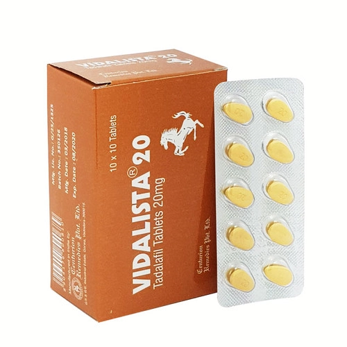 Vidalista 20mg (Tadalafil 20)